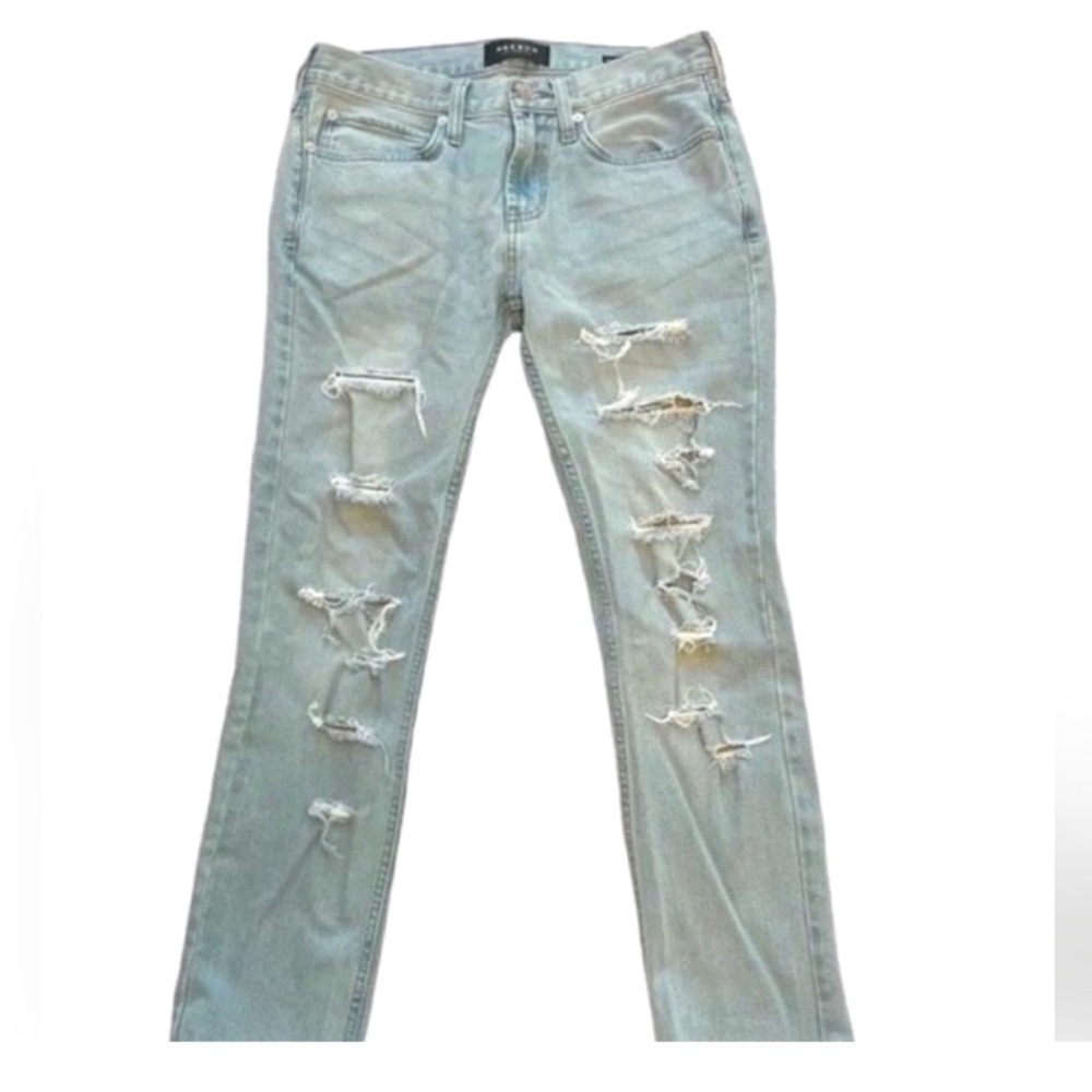 PacSun Skinny Jeans Ripped Men’s Size Waist 29 x 30 Light Wash Distressed Tears